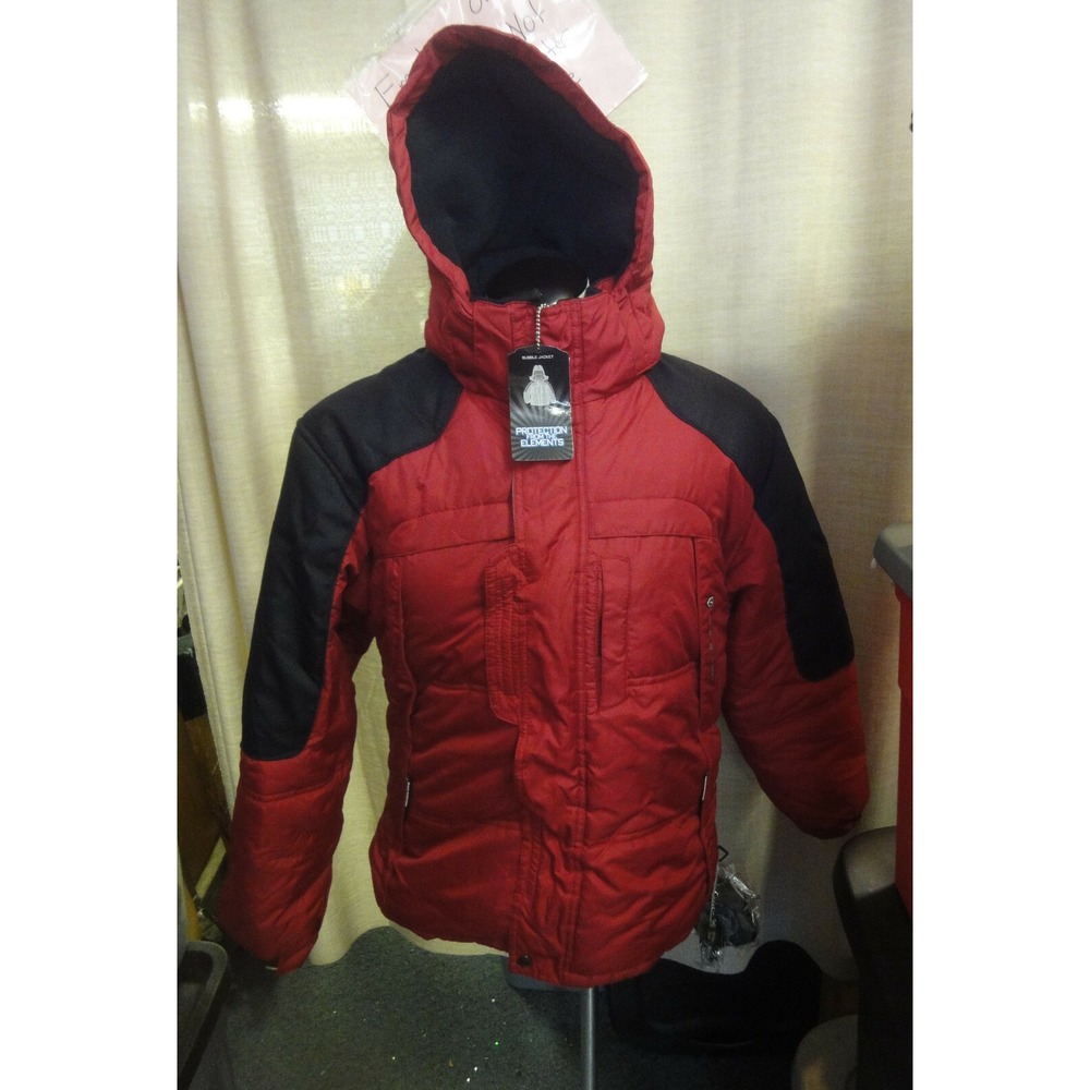 Protection System red black‎ Bubble jacket coat BOYS Girls children XL Puffer